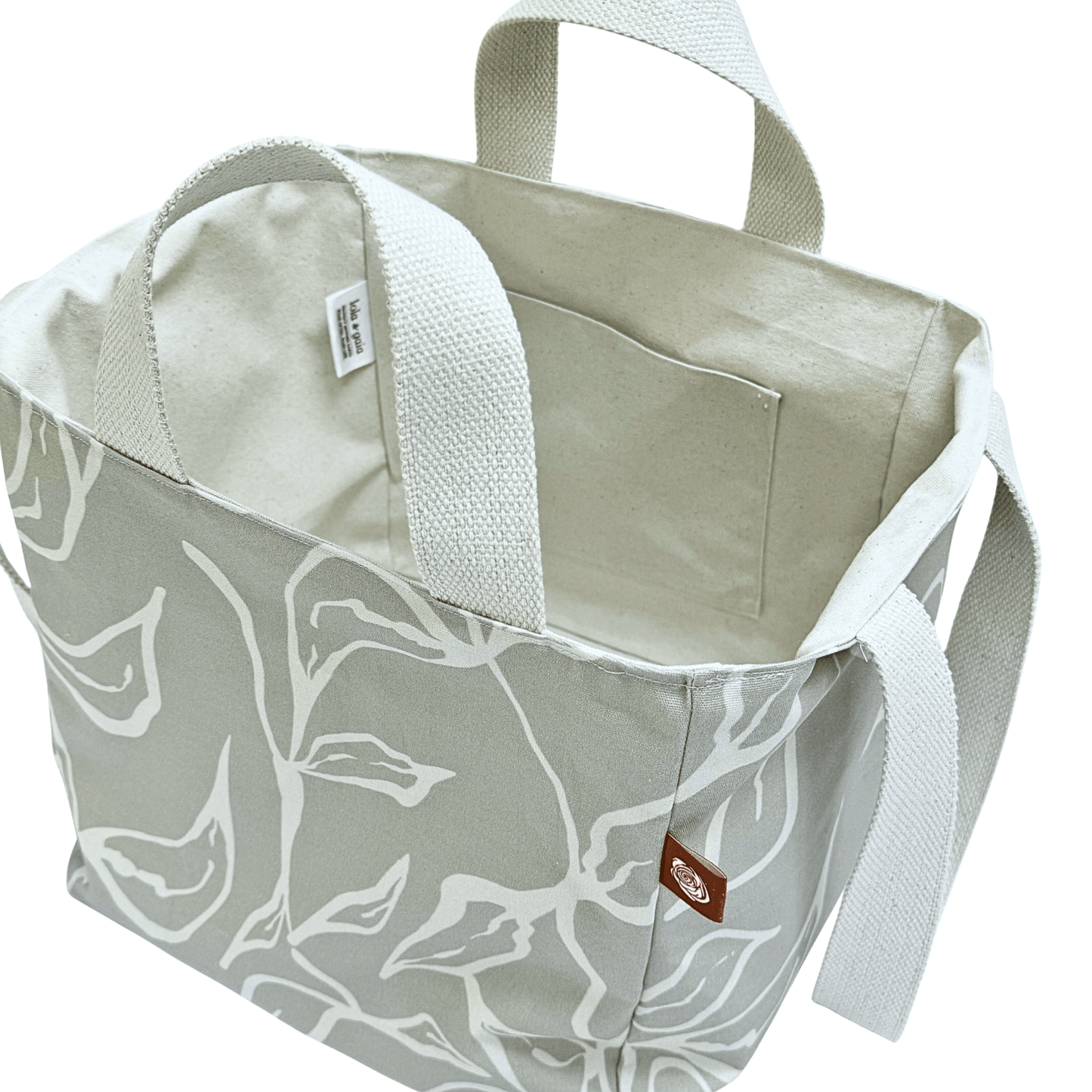 EVERYWAY Market Tote, Basil in Moss 3