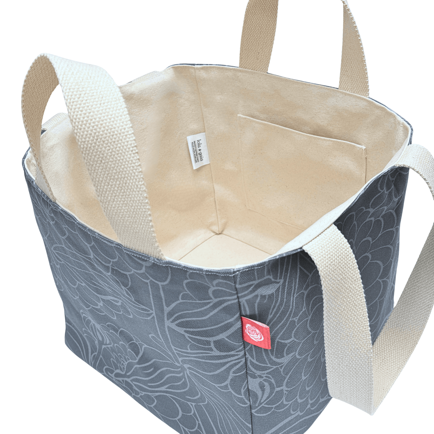 EVERYWAY Market Tote, Zinnia in Ash 4