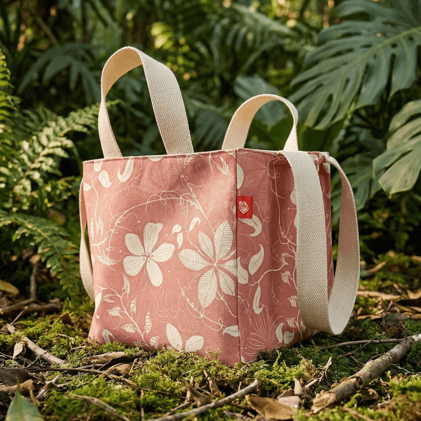 The EVERYWAY Market Tote, Wildflower in Ash Rose