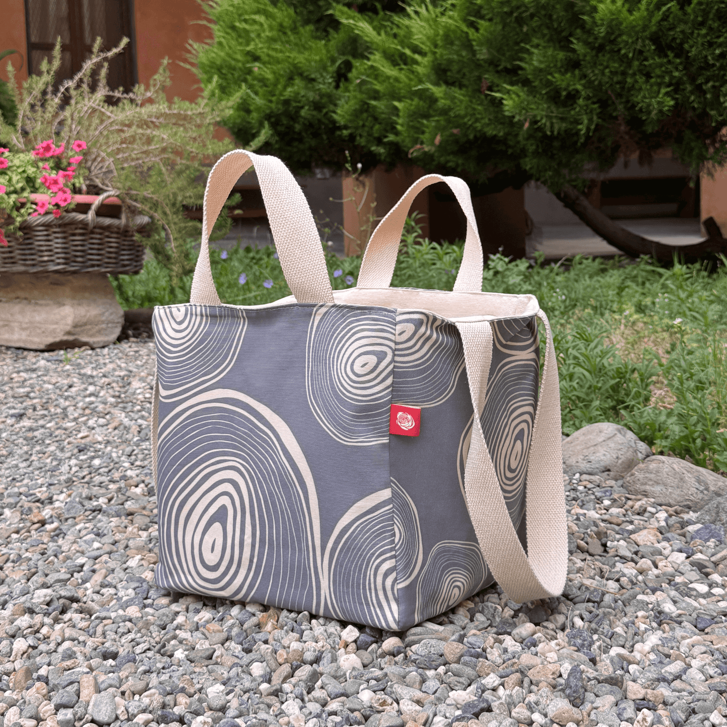 EVERYWAY Market Tote, Tree Rings 5