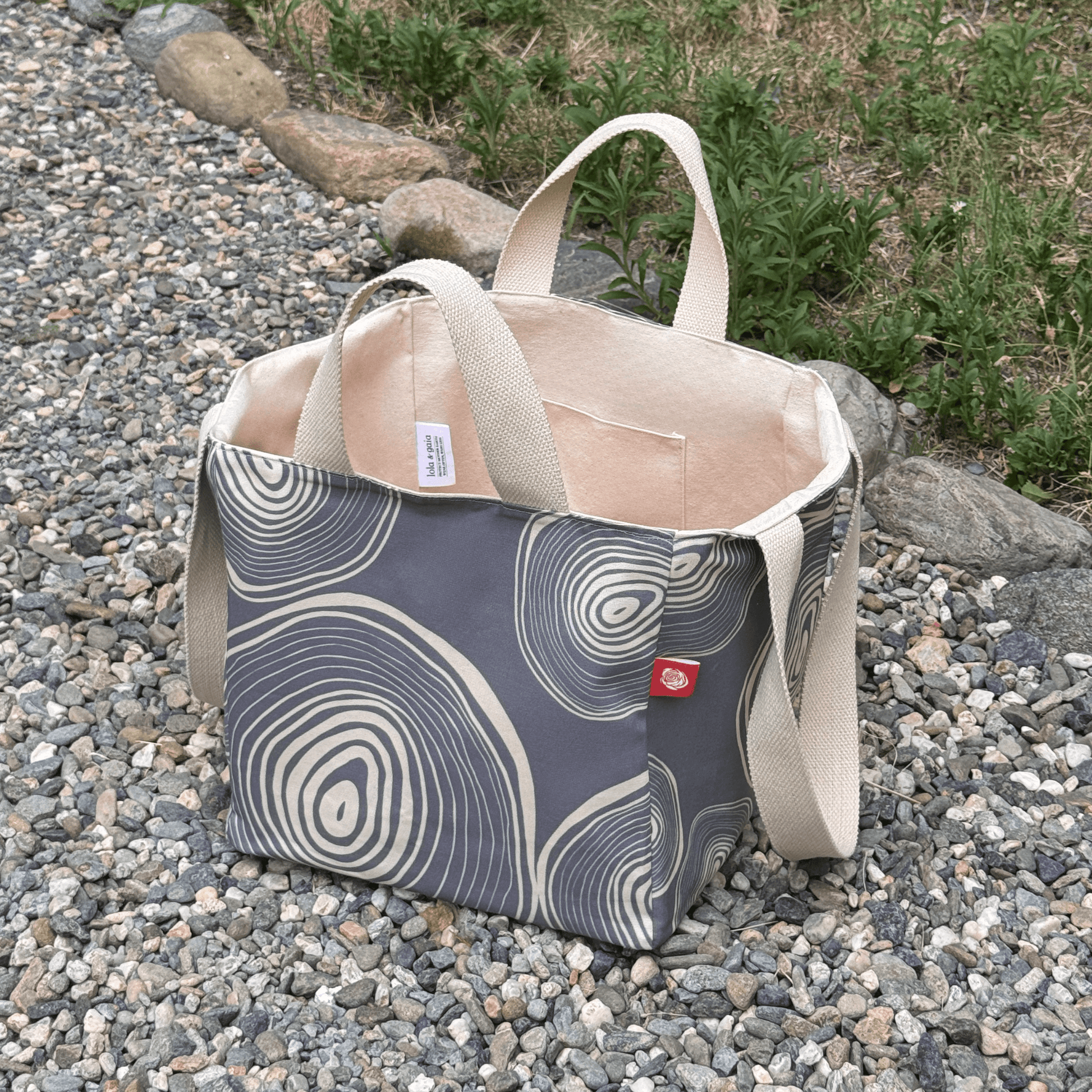 EVERYWAY Market Tote, Tree Rings 6