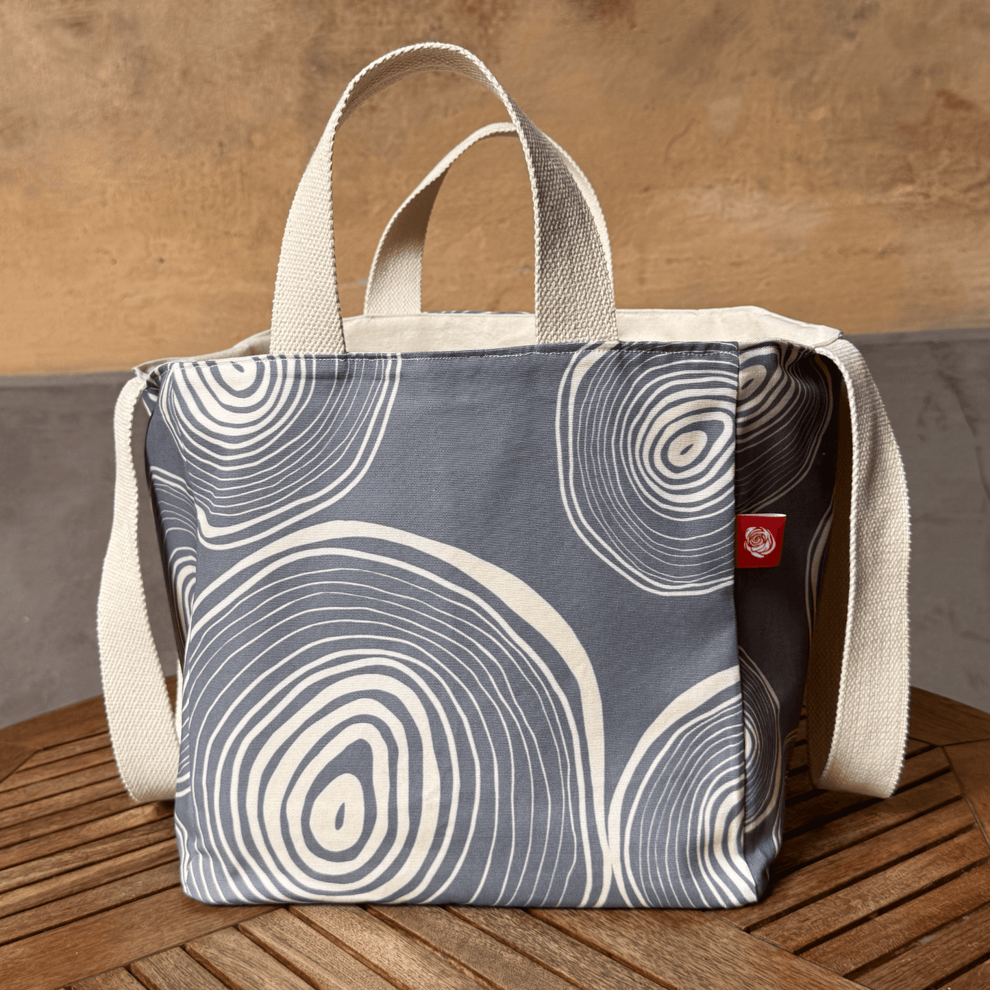 EVERYWAY Market Tote, Tree Rings 10