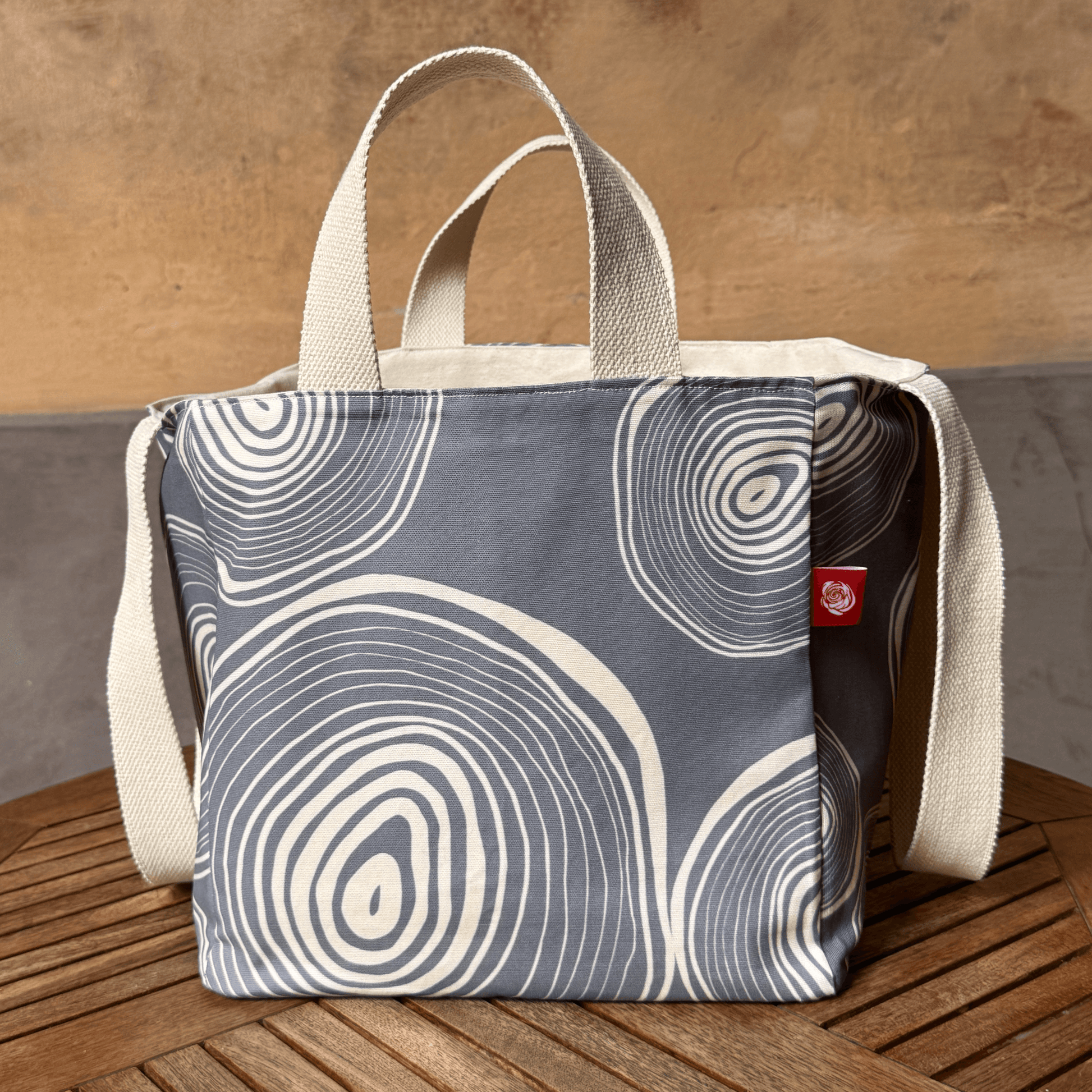 EVERYWAY Market Tote, Tree Rings 10