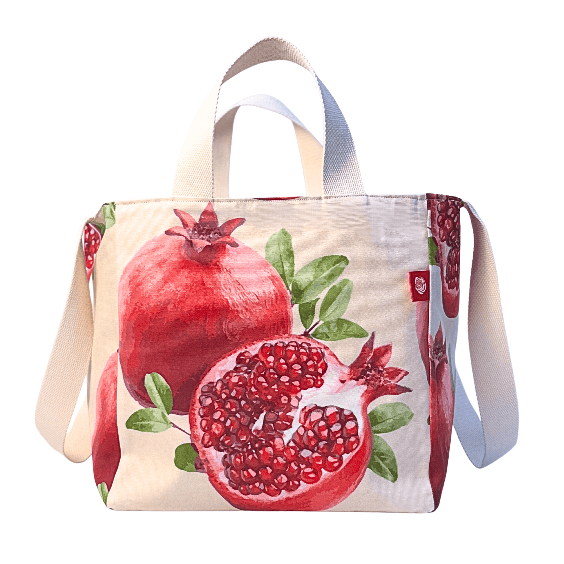 EVERYWAY Market Tote, Pomegranate 1