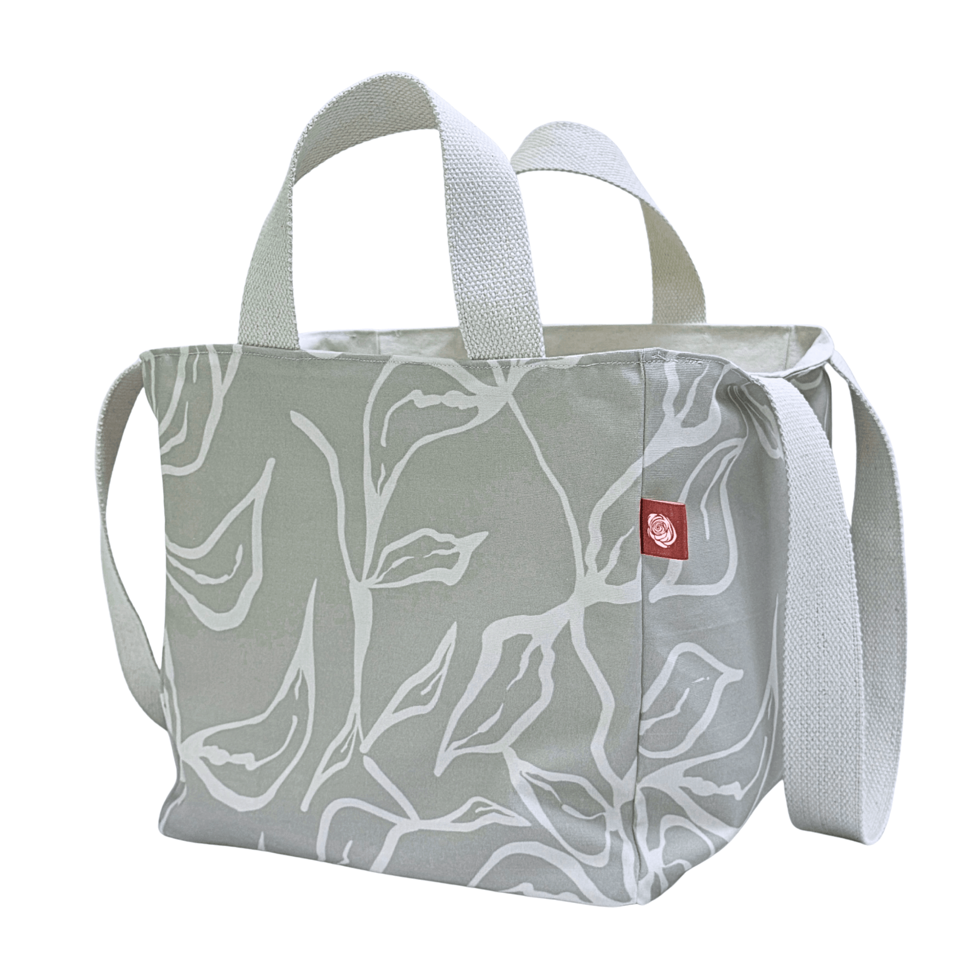 EVERYWAY Market Tote, Basil in Moss 2