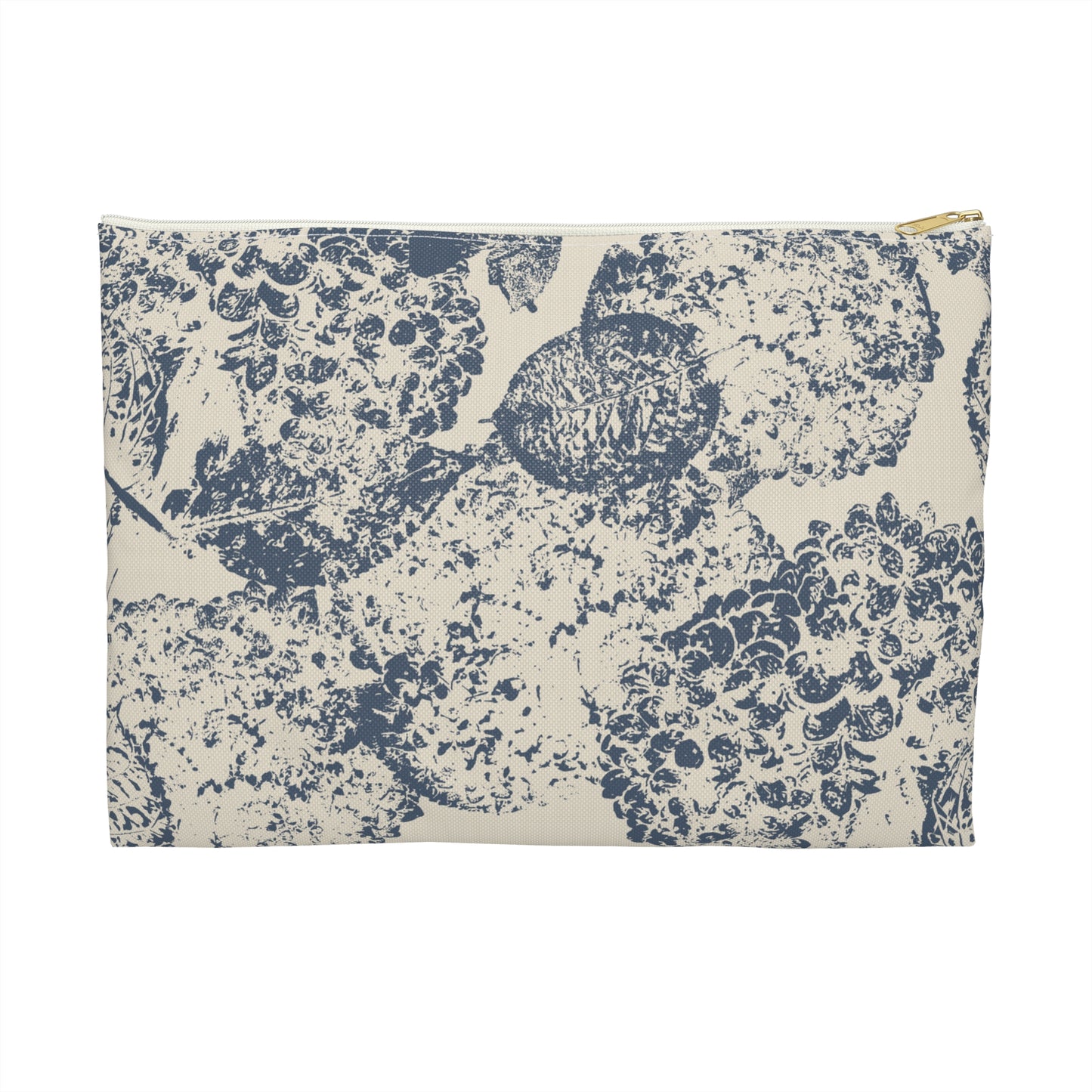 Accessory Pouch, Hydrangea II, Arctic Indigo