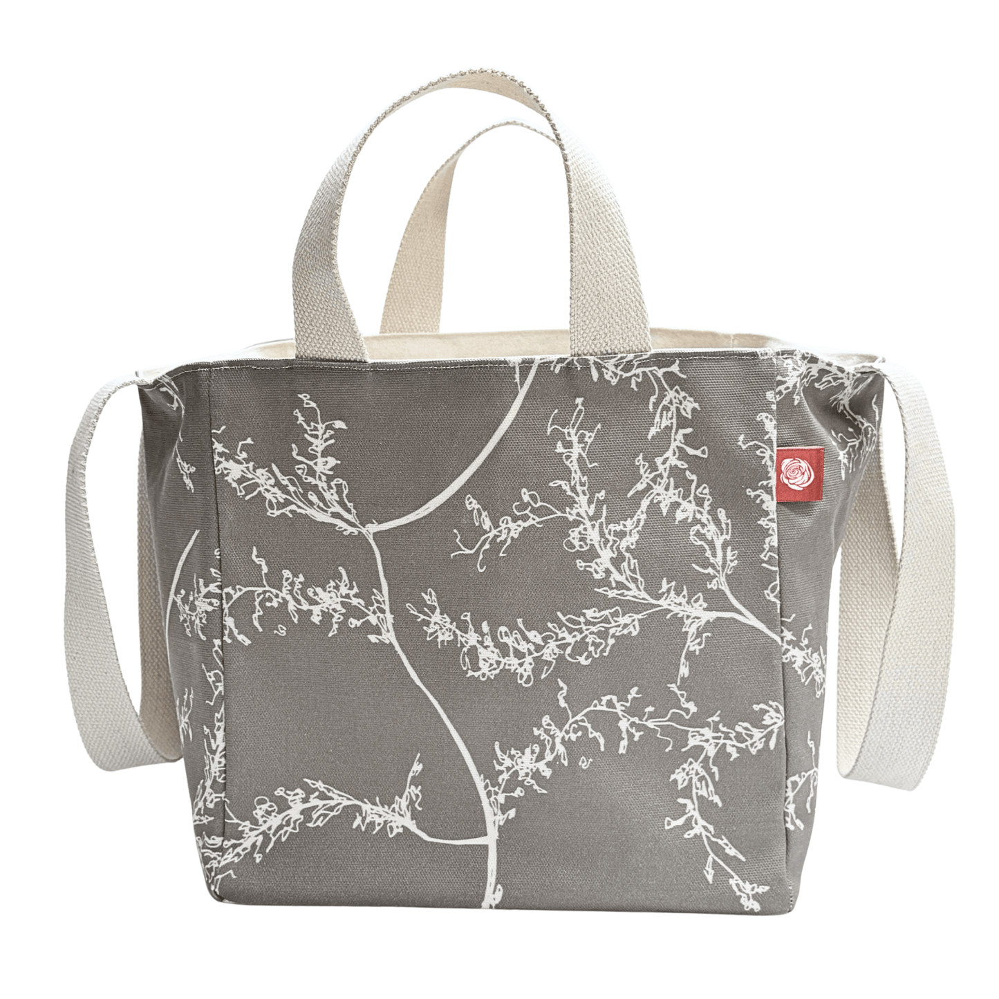 EVERYWAY Market Tote, Rosemary in Mushroom 1