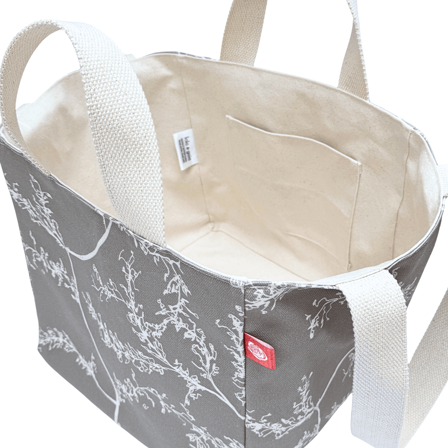EVERYWAY Market Tote, Rosemary in Mushroom 4