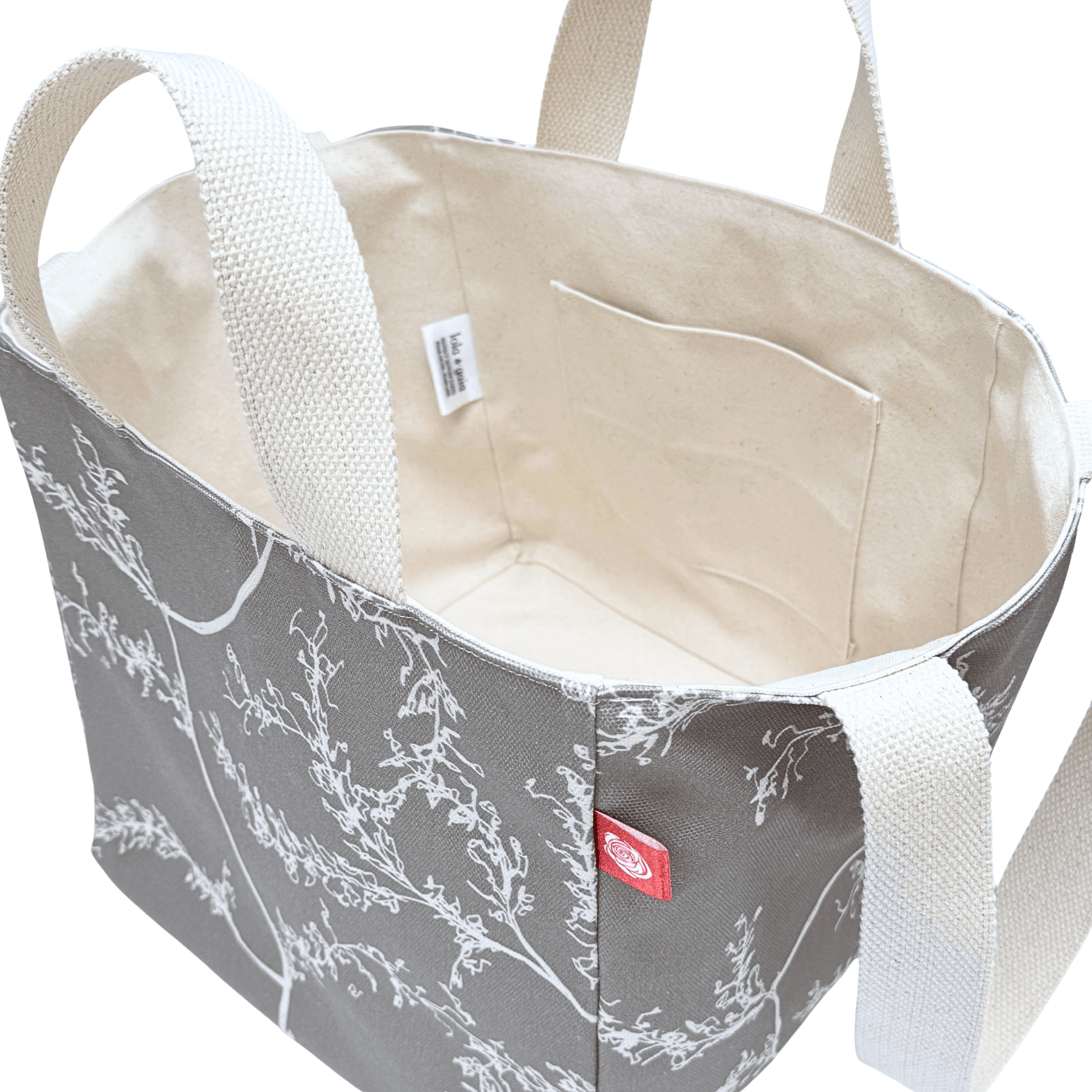 EVERYWAY Market Tote, Rosemary in Mushroom 4
