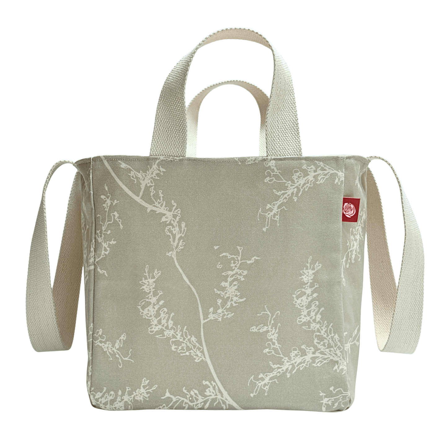 EVERYWAY Market Tote, Rosemary in Moss Gray 1