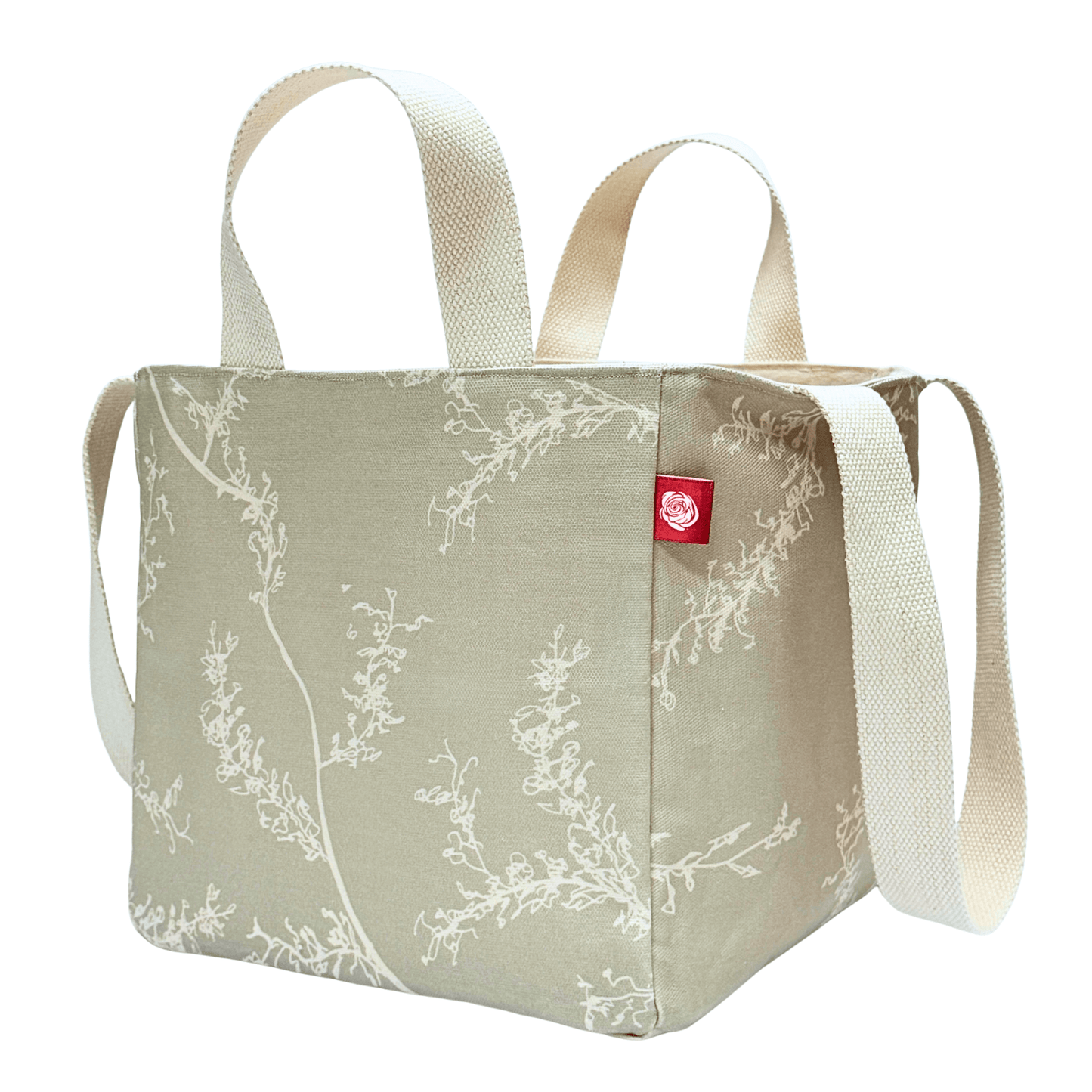 EVERYWAY Market Tote, Rosemary in Moss Gray 3
