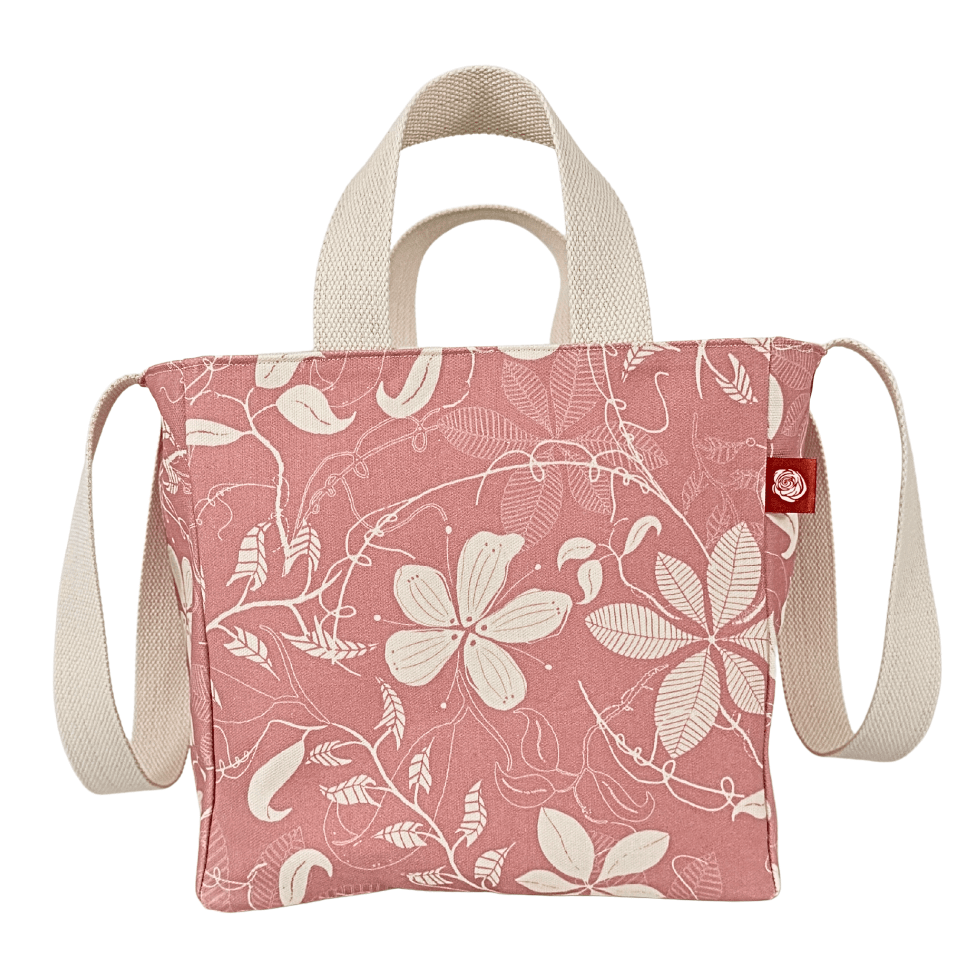 EVERYWAY Market Tote, Wildflower in Ash Rose 1