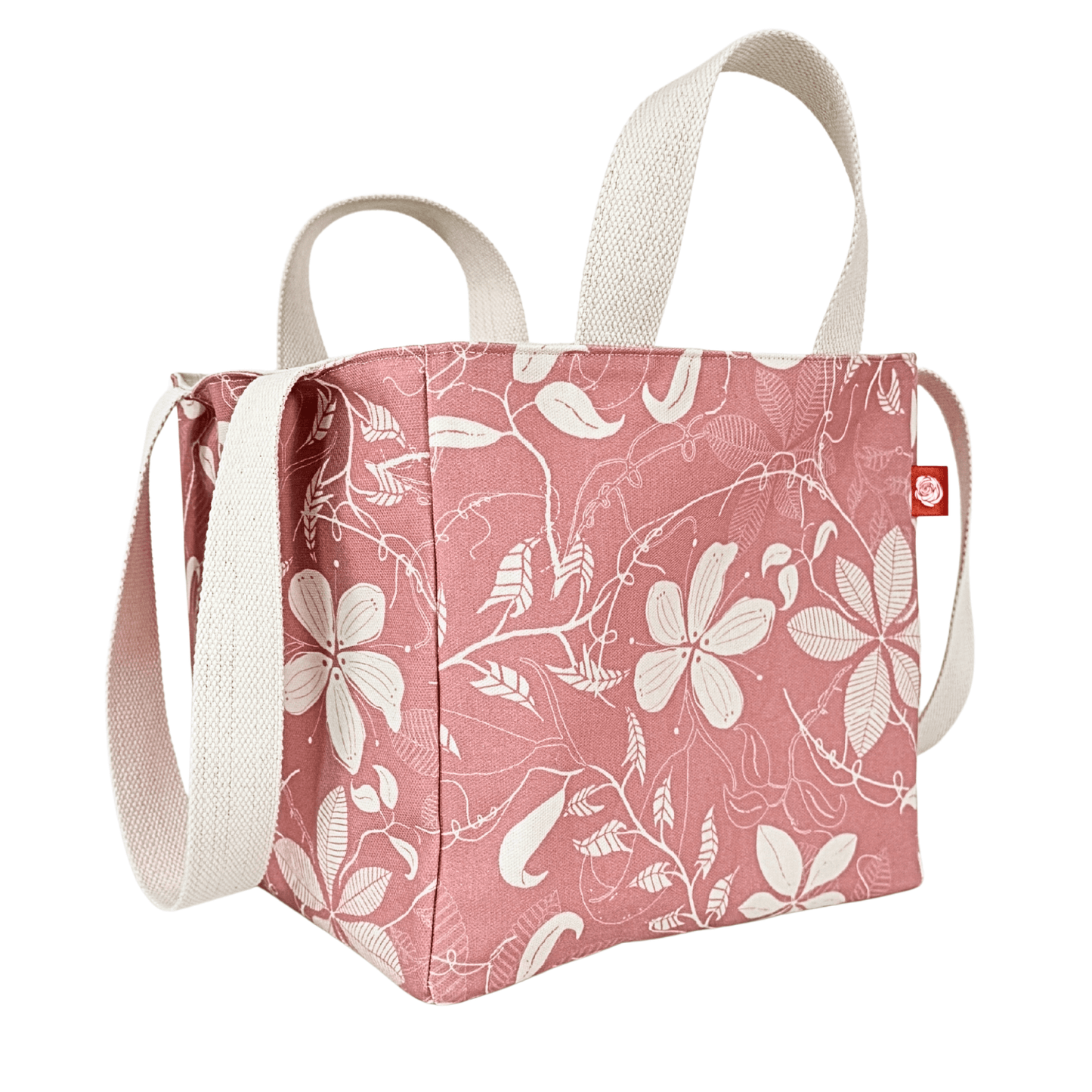 EVERYWAY Market Tote, Wildflower in Ash Rose 2