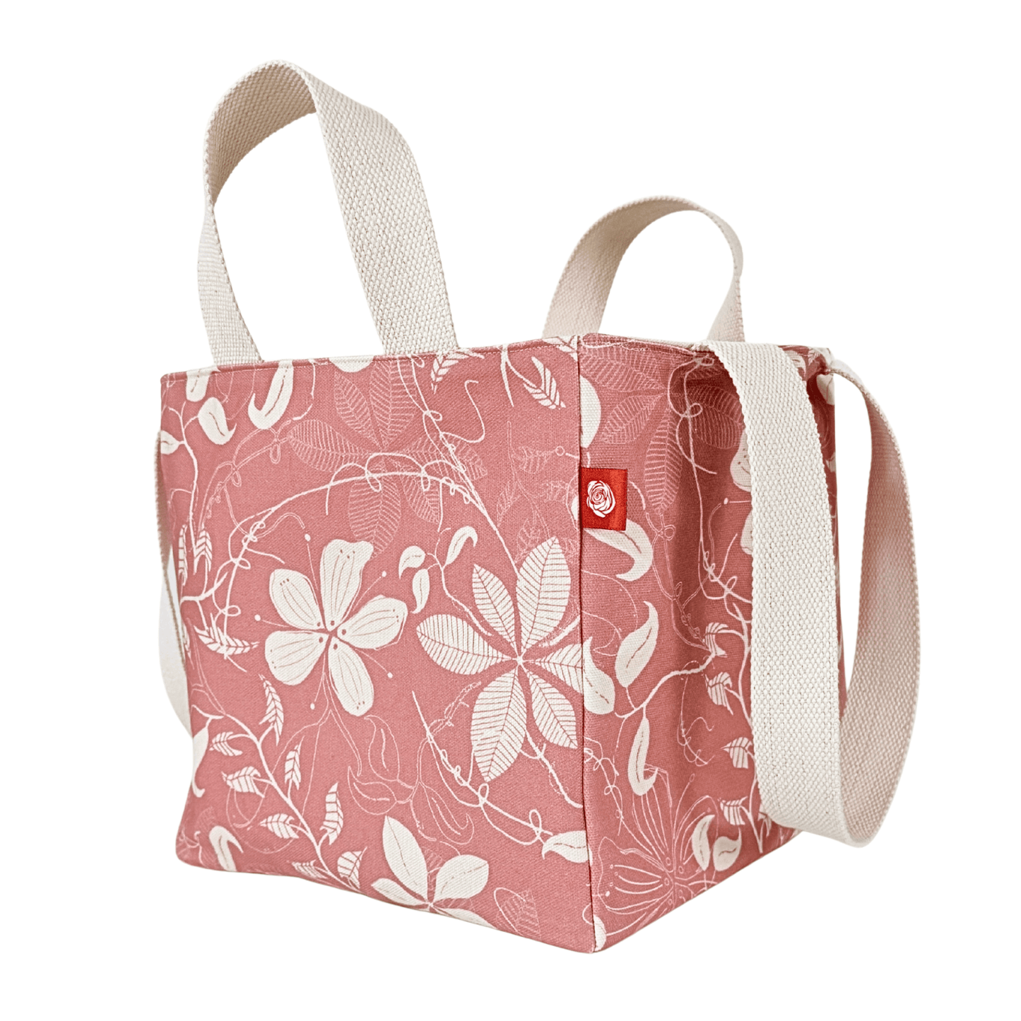 EVERYWAY Market Tote, Wildflower in Ash Rose 3