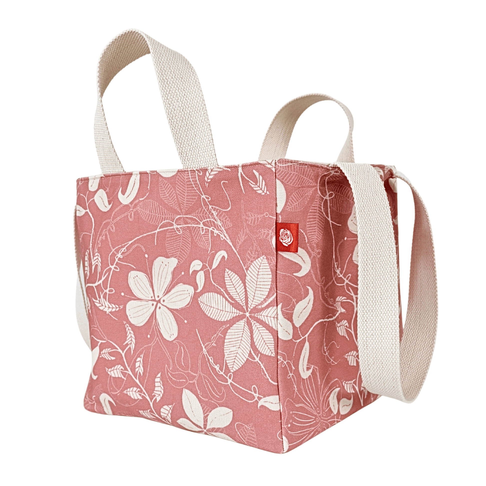 EVERYWAY Market Tote, Wildflower in Ash Rose 3