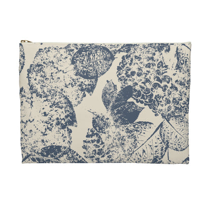 Accessory Pouch, Hydrangea II, Arctic Indigo