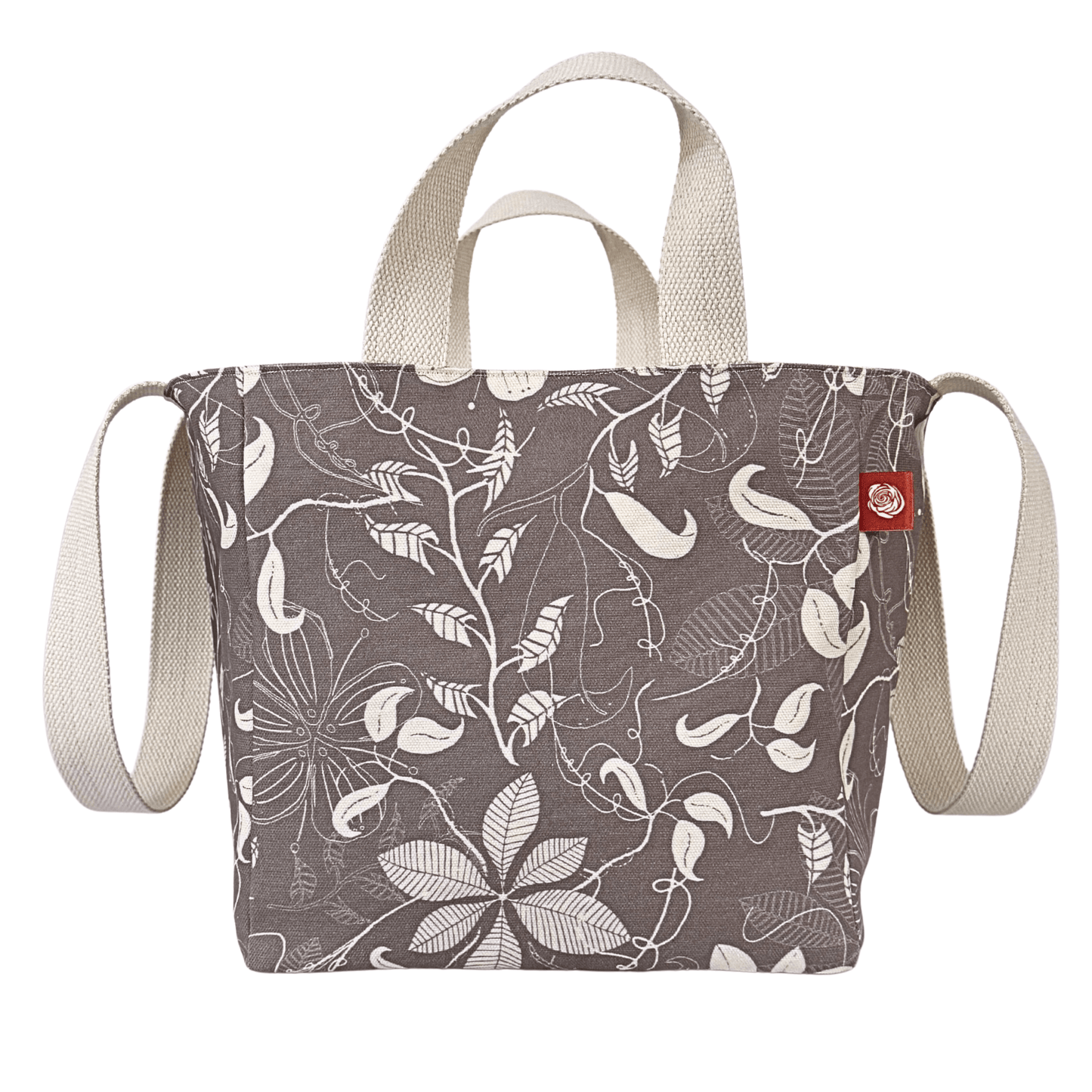 EVERYWAY Market Tote, Wildflower in Mushroom 1