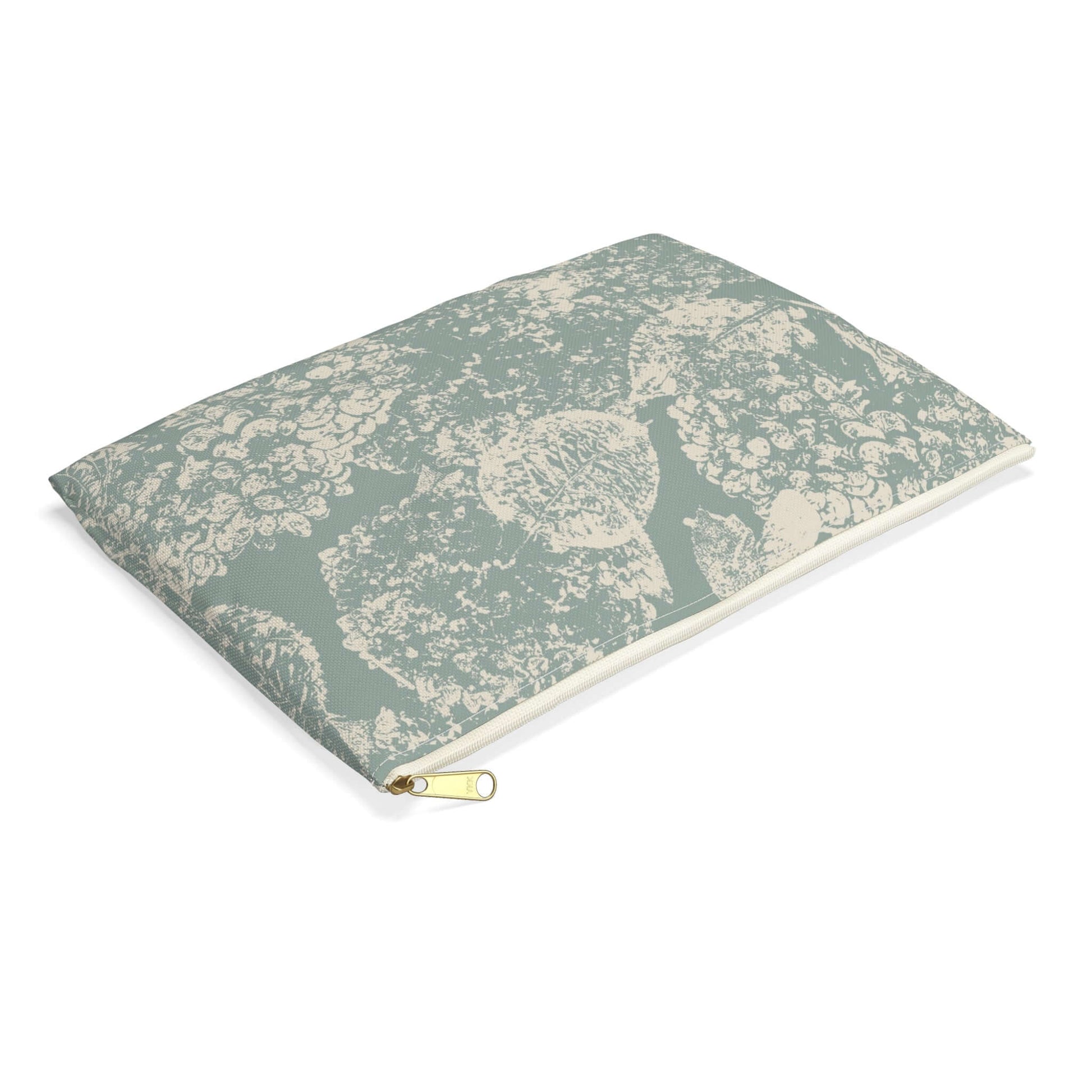 Accessory Pouch, Hydrangea II, Jade 3
