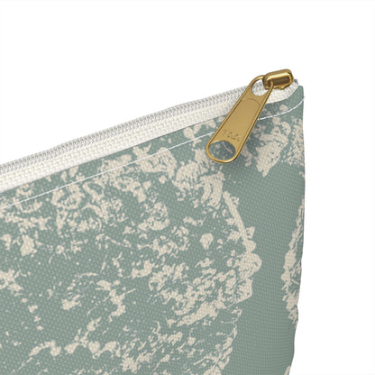 Accessory Pouch, Hydrangea II, Jade 4
