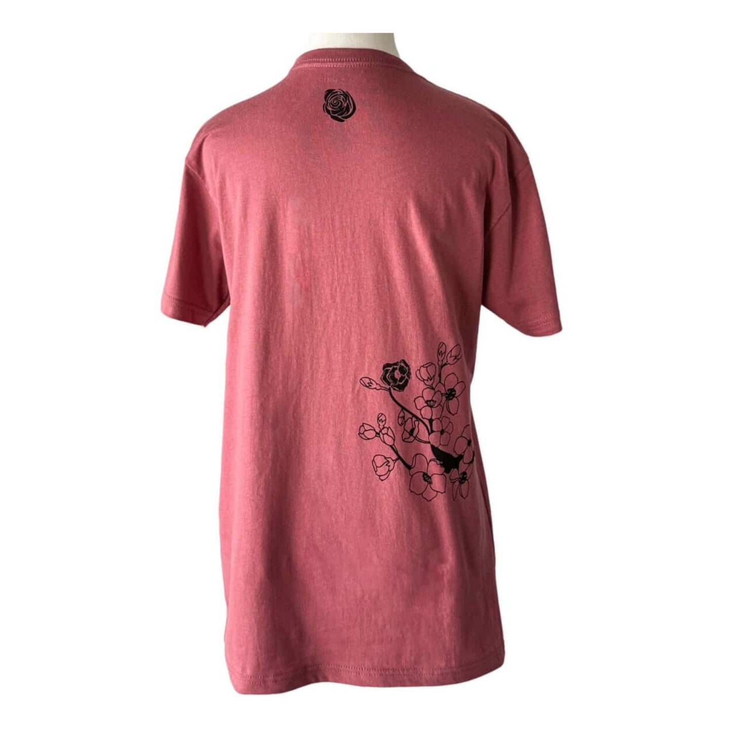 Cherry Blossoms Short Sleeve Tee, Mauve