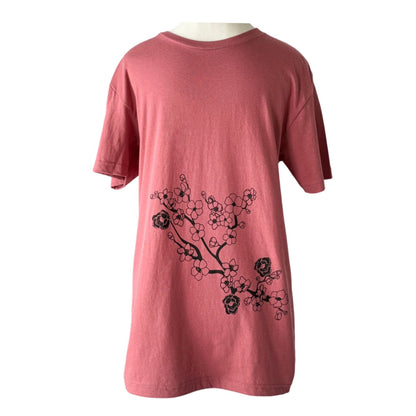 Cherry Blossoms Short Sleeve Tee, Mauve