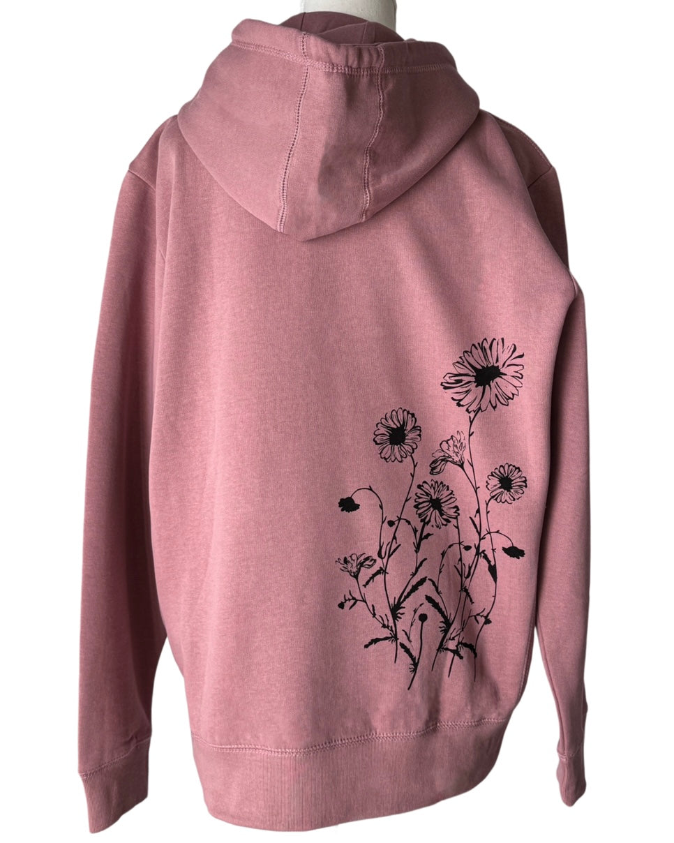 "Daisies pullover hoodie made from 100% organic cotton with a charming floral design."
"Eco-friendly hoodie featuring a nature-inspired daisy pattern on soft organic cotton."
"Sustainable pullover sweatshirt with daisies print, perfect for casual outings."
"Lightweight organic cotton hoodie with a floral daisy motif for everyday comfort."
"Stylish and sustainable hoodie with a daisy design, crafted from 100% organic cotton."
