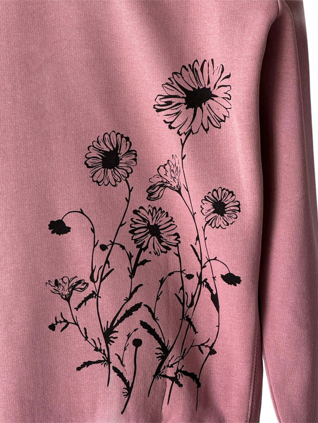 Daisies 100% Organic Cotton Pullover Hoodie