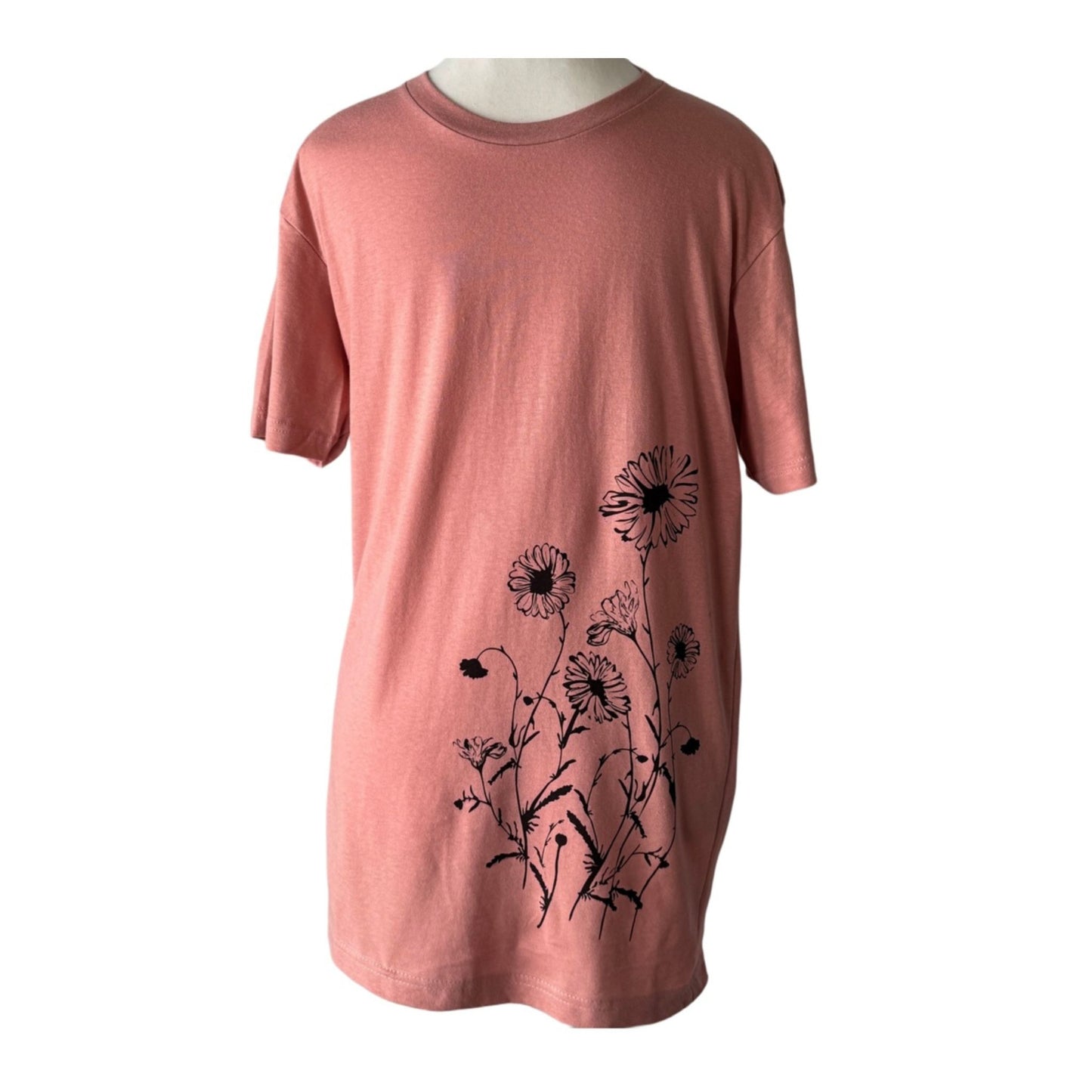 Daisy Short Sleeve Tee, Desert Pink