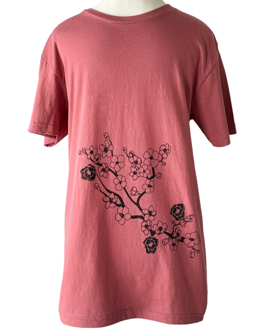 "Cherry blossoms short sleeve t-shirt with a delicate floral design, perfect for casual wear."
"Lightweight and breathable short sleeve tee featuring cherry blossoms print on organic cotton."
"Nature-inspired cherry blossoms tee, ideal for everyday comfort and style."
"Floral short sleeve t-shirt with cherry blossoms design for a casual, elegant look."
"Soft organic cotton t-shirt with a cherry blossoms motif, blending comfort and nature-inspired style."