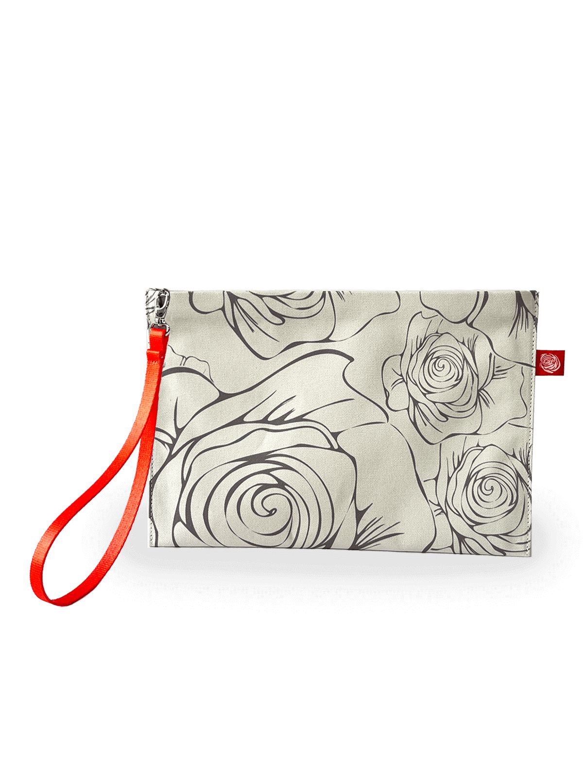 Gallica Canvas Clutch, Arctic Wolf