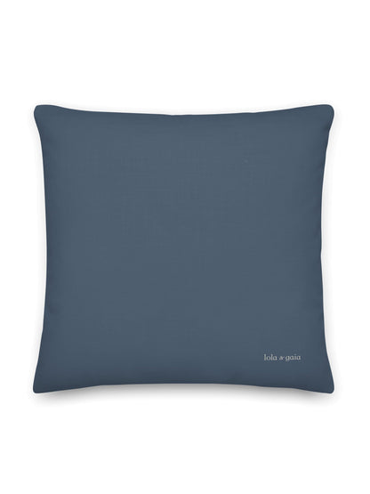 Hydrangea II Pillow, Arctic Indigo