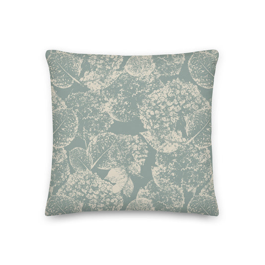 Hydrangea II Pillow, Jade