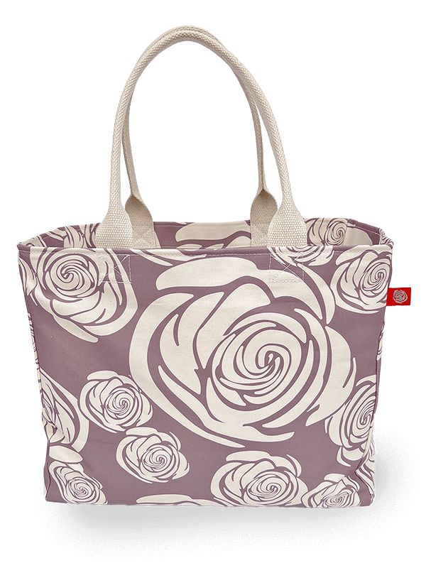 Rosa Rugosa Canvas Tote Bag, Antler