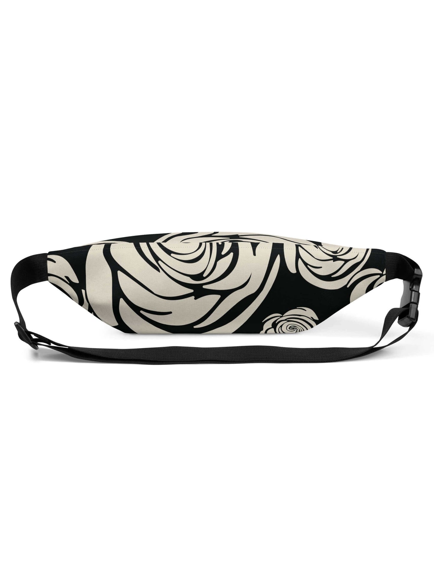 Rosa Rugosa Fanny Pack, Black