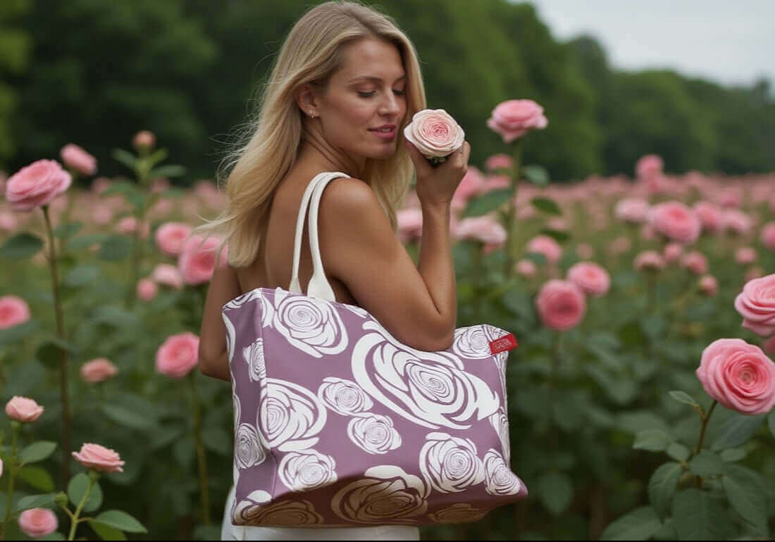 Rosa Rugosa Tote in Antler
