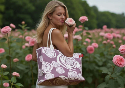 Rosa Rugosa Tote in Antler