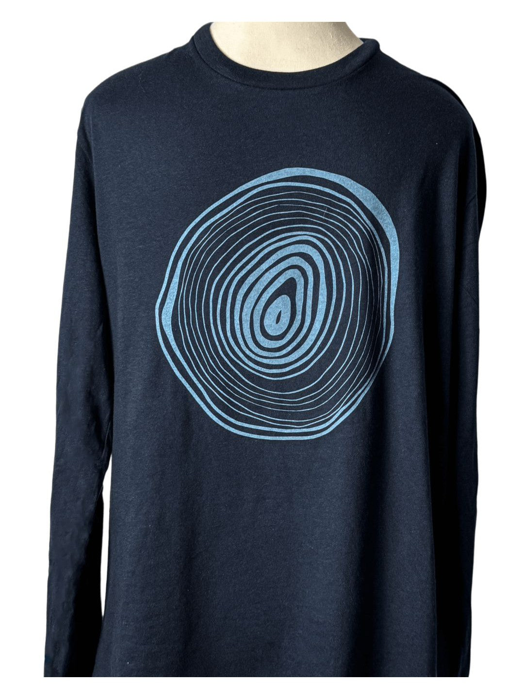 Tree Rings Long Sleeve Tee, Cold Spring