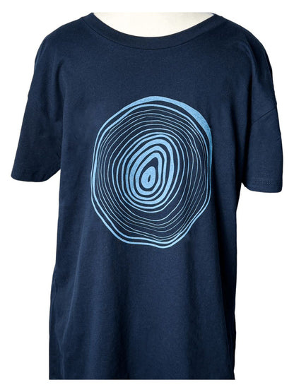 Tree Rings Short Sleeve Tee, Cold Spring