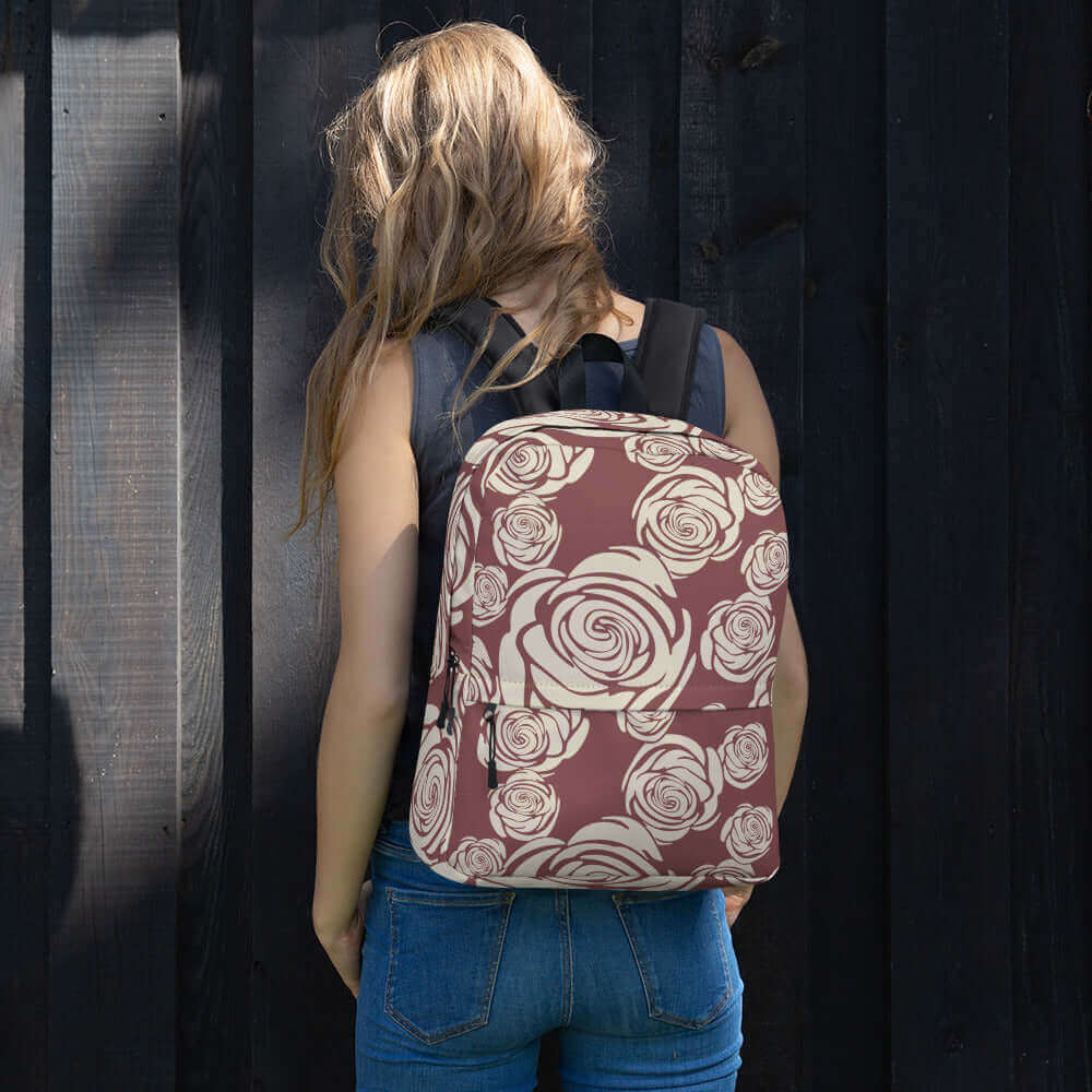 Rosa Rugosa Backpack, Apple Butter model view