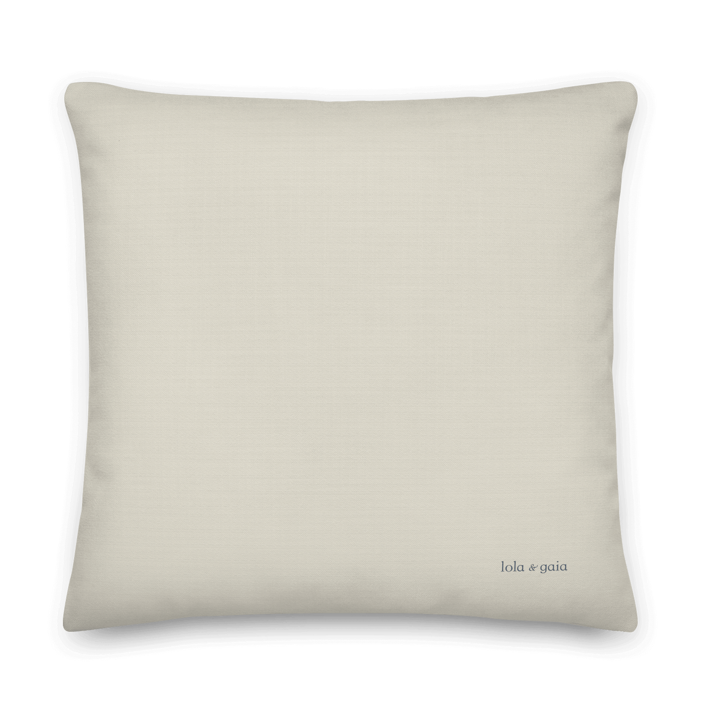  Gallica Pillow, Bering Sea back view