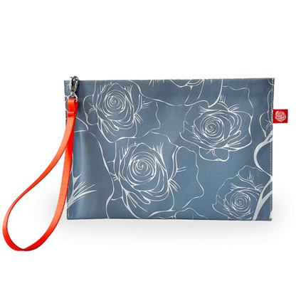 Gallica Canvas Clutch, Bering Sea