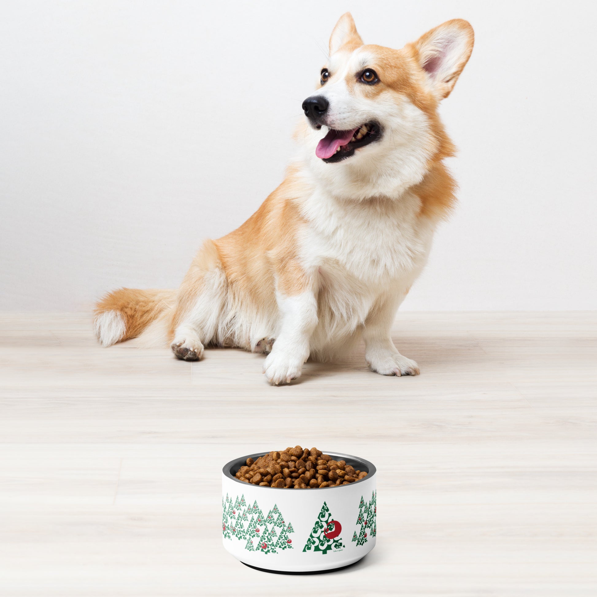 Product mockup Pet Bowl with Abstract Holiday Pine Forest design, 18 oz, perfect for dogs and cats.,Durable and stylish 18 oz pet bowl featuring a pine forest holiday theme.,Nature-inspired pet bowl with Abstract Holiday Pine Forest artwork for festive use.Nature-inspired pet bowl with Abstract Holiday Pine Forest artwork for festive use.,Holiday-themed pet bowl, 18 oz, perfect for feeding pets in style.,Abstract Holiday Pine Forest design pet dish, 18 oz, durable for everyday use.