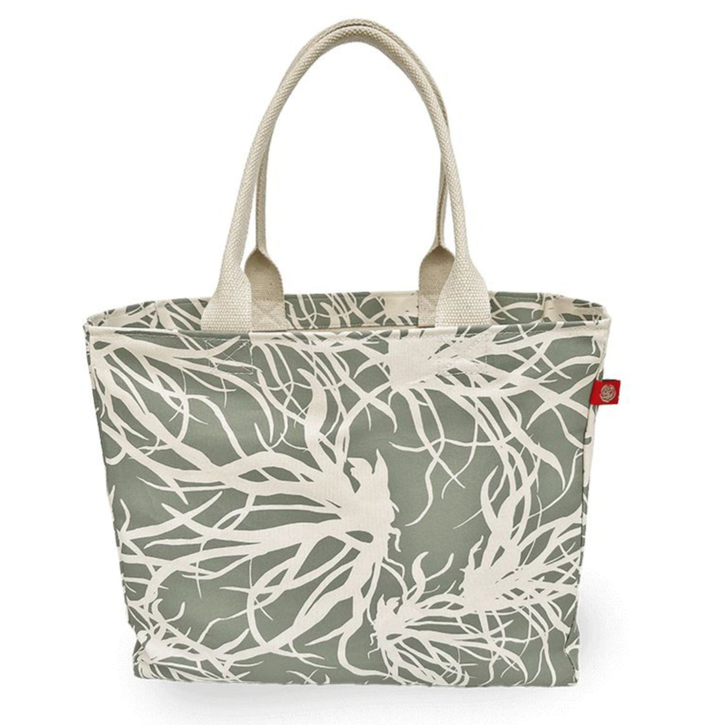 Beach Grass Canvas Tote Bag, Shadow