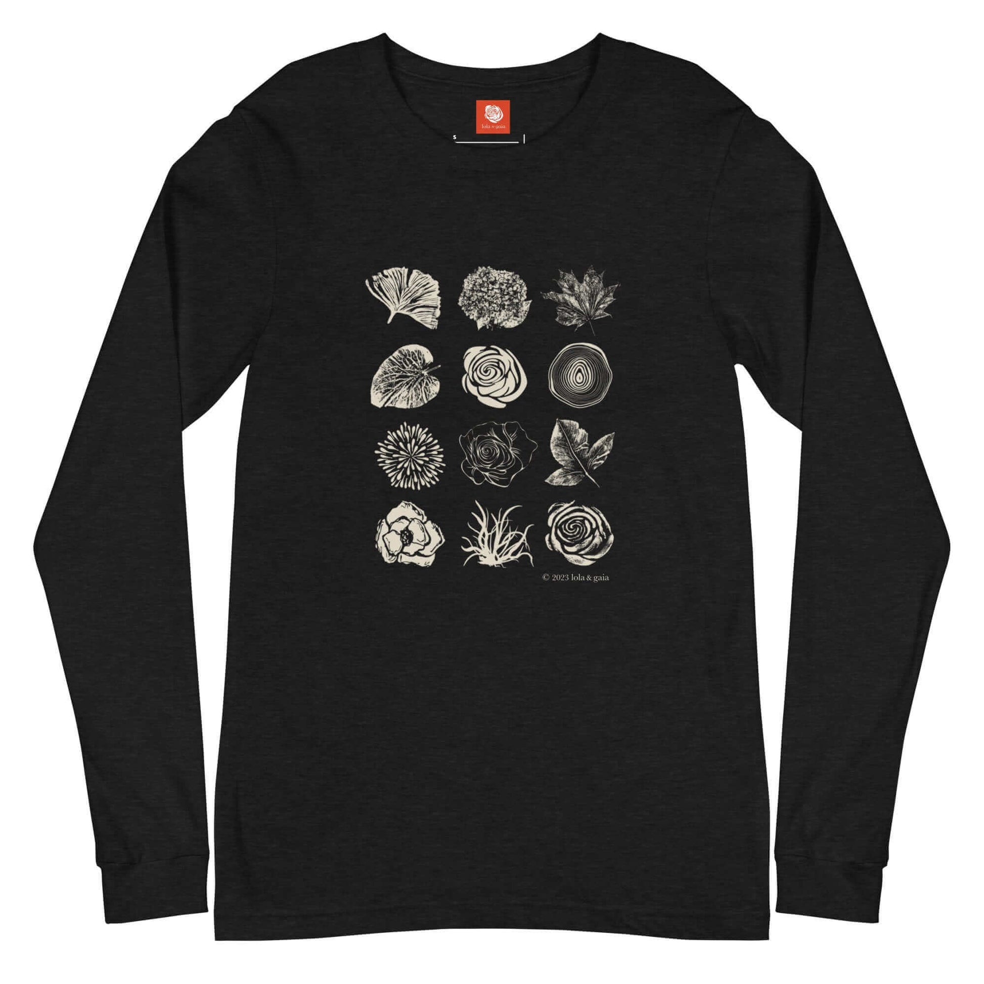 L&G Icons Long Sleeve Tee, Black front view